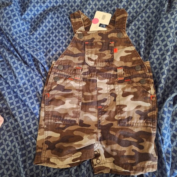 camo overalls carters 6 months - Picture 1 of 5